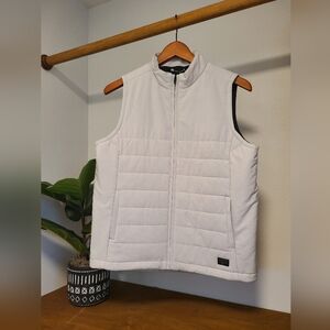 TravisMathew Light Gray Quilted Women's Vest